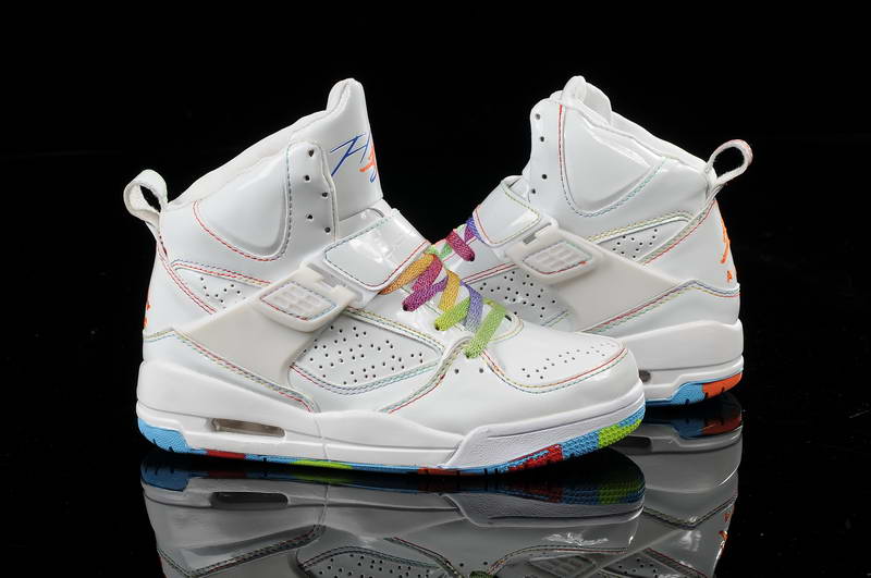 Air Jordan Retro 4.5 Nouveau Chaussures Femmes Blanc (4)